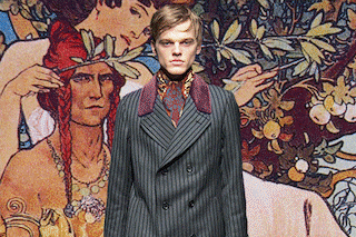 Gucci Milan Menswear AW15 GIF 