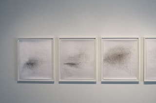 William Lamson's Sea Drawing on display 