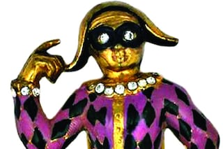 Jean Schlumberger for Schiaparelli Harlequin Brooc