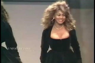 Tina Turner walking for Alaia