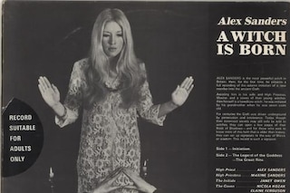 Alex Sanders&#39; A Witch is Born album back cover