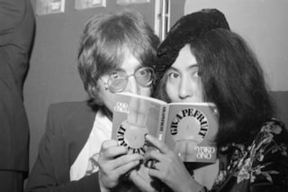Yoko Ono, John Lennon, book signing London