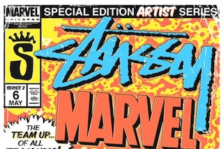 STUSSY×MARVEL Rare Marvel X Stussy Marvel Collab Logo T Shirt Medium | eBay