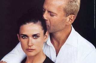 Demi Moore and Bruce Willis for DKNY FW96