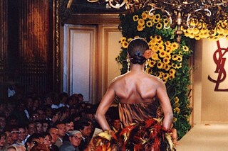 Yves Saint Laurent, number 82, multicolor feather 