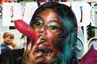 Azealia through Deep Dream