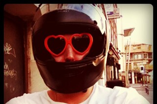 This is me :) getting ready to ride.