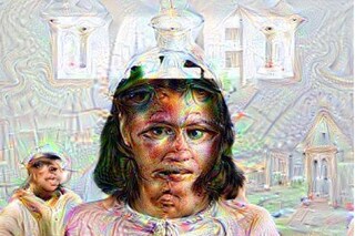 Nicki Minaj through Deep Dream