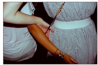 Two unknown girls on Old Street from Bobrowiec 