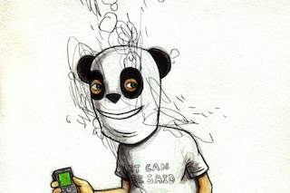 &quot;dinohead&quot; watercolour, ink and graphite on paper 