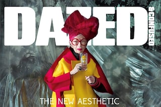 Clothing by Comme des Gar&#231;ons AW12; headpiece by D