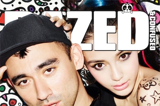 	 Angelababy and Nicola Formichetti on the cover o