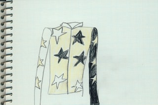 Bella Freud's Star design, to be worn by Tricia Si