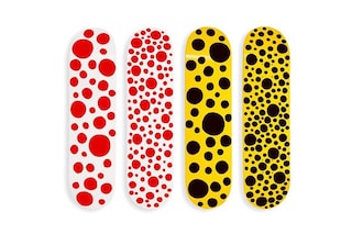 yayoi kusama moma skateboard infinity polka dots