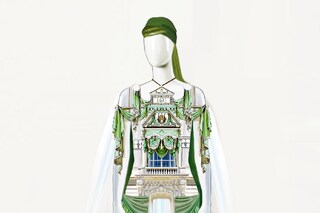 Design for dancers' costumes in Sketches for Regen
