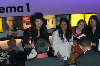 Viktor &amp; Rolf with their fans.