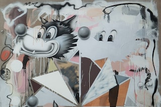 Untitled painting, (Equation 1), 2011mixed media o