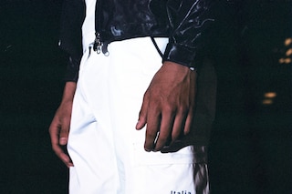 SAM wears Team Italia kit by EMPORIO ARMANI