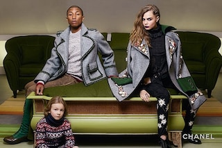 Best pop star fashion campaigns Chanel Pharrell Williams 