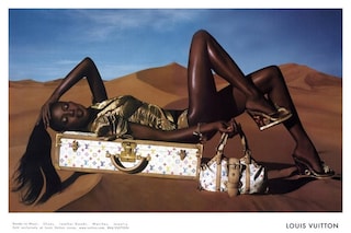 louis vuitton naomi campbell desert campaign