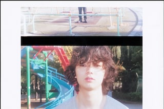 Shota Sometani wears top by Gucci; shoes by Dior H