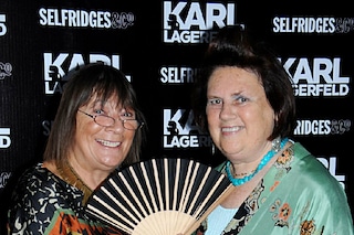 Hilary Alexander and Suzy Menkes