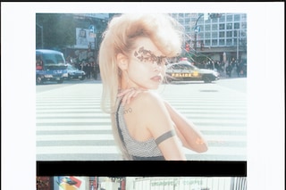 Eriko Nakao wears top and shorts by Ter Et Bantine