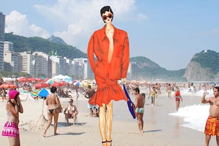PRADA ON THE BEACH, Prada SS11, Margot Bowman
