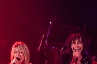 Kim Gordon and Bobby Gillespie 