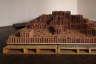 2. Ishmael Randall Week Huaca Eroded Bricks, Woode