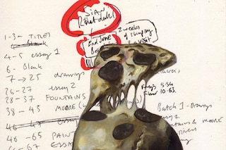 Notes to Self: 7 September 2012, ink, acrylic, col
