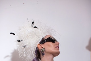 Backstage at the AW20 Ashley Williams show womenswear 3