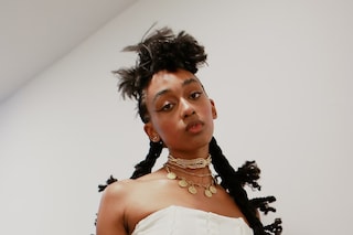 Backstage at the AW20 Di Petsa fashion show 
