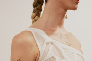 Backstage at the AW20 Di Petsa fashion show 