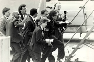 London 1988, Michael Jackson boardig his tour plan
