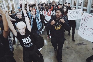 Young protest