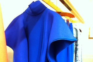 Cobalt blue Gucci look.
