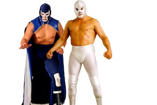 Blue Demon Jnr and Santo