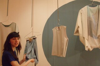 Caroline Carrig at her RCA show.