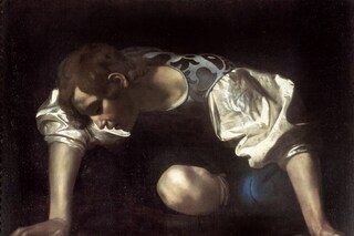 132 Caravaggio Narcissus