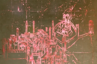 'Scratched City (After Lorenzetti)', 2009, Henriet
