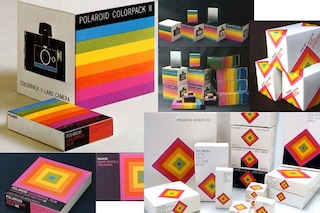 Original Polaroid packaging design by Paul Giambar