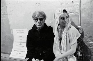 Edie and Andy c. 1965 &#169; Nat Finkelstein. All image