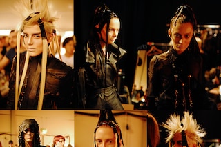 Gareth Pugh SS08 backstage images by Alistair Alla