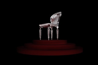 Medallion Chair (a lucky symbol for M. Dior) sculp