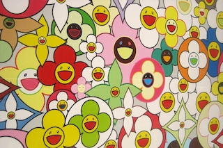 Murakami&#39;s window for the Louis Vuitton store