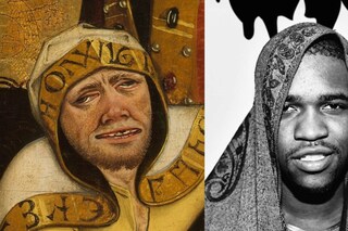 Left- Detail of The Martyrdom of Saint Lawrence oi