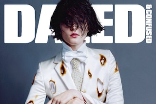 Zen wears silk jacket by Giles; Shirt by Jonathan 