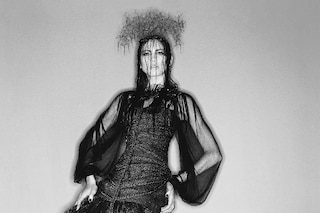 Lida wears dress by Maurizio Anzeri; blouse by Guc
