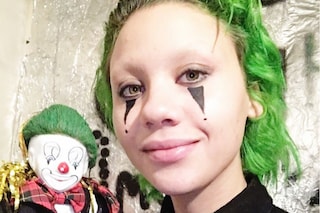 Clown make-up clowncore jester Demi Hannah Scott